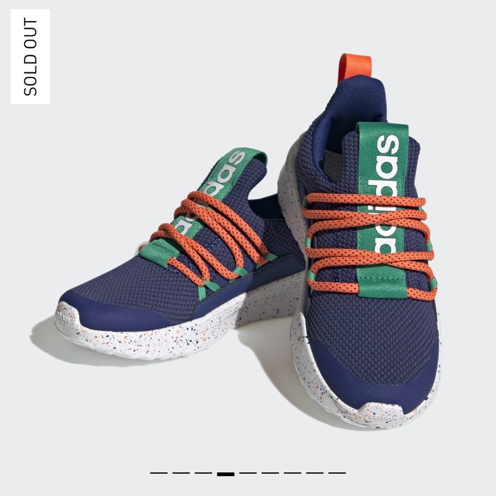 New with tag! Big kids boy Adidas lite racer adapt 5.0 sneaker